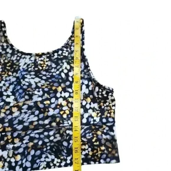 Lululemon Power Pivot Tank Metropolis Glow Black Cream Orange Women's size 10 - Picture 13 of 13